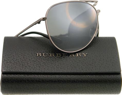 burberry sunglasses be3071|Burberry Men's BE3071 Gunmetal/Grey Silver Mirror .